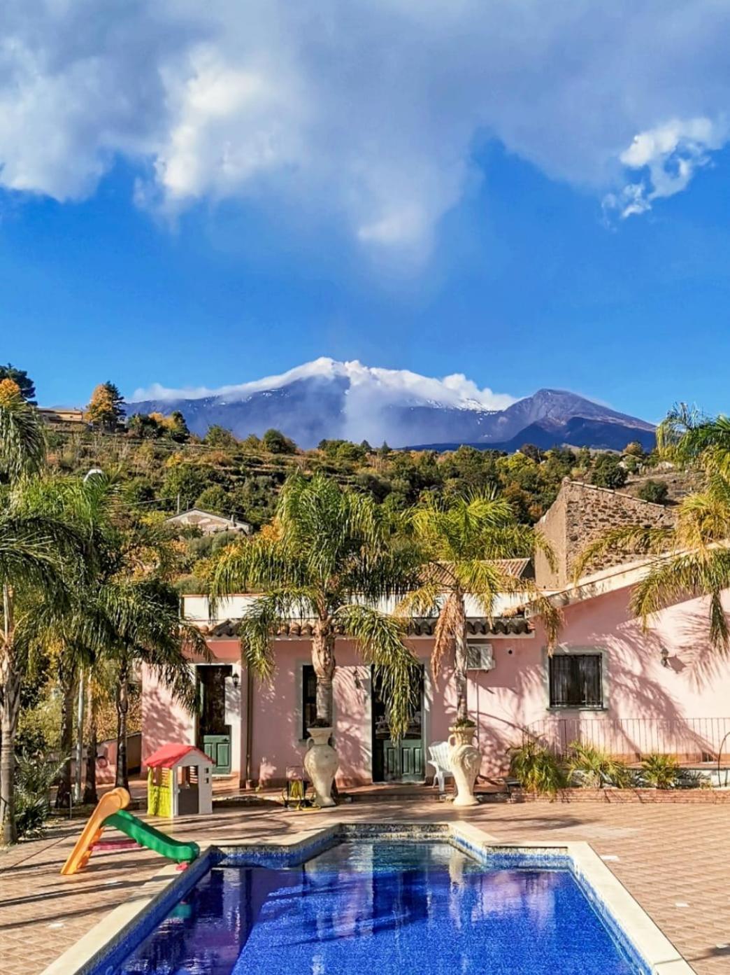 Villa Panoramica Dell'Etna SantʼAlfio Екстериор снимка